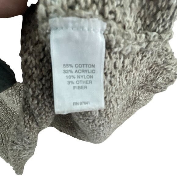 J.Jill Womens Fair Isle Knit Sweater XS Cotton Blend Gray Multicolor Tribal - Picture 3 of 7